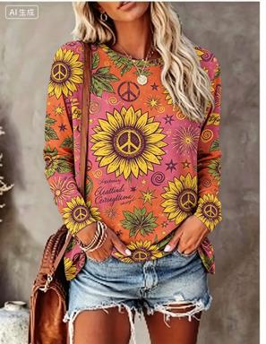 Women Long Sleeve T‑Shirt Hipp - огляд і ціна Wallpaper