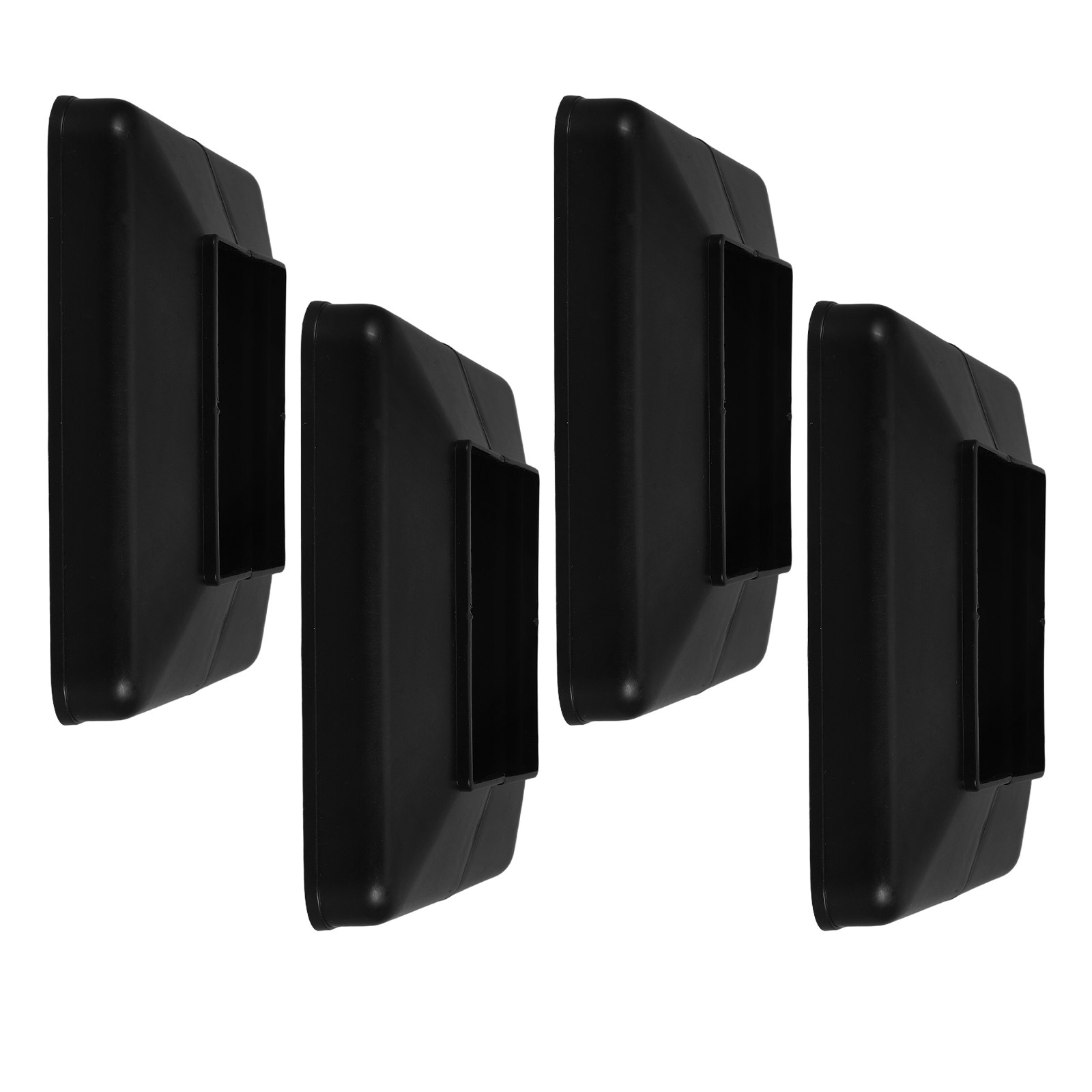 4Pcs Black Deck Post Base Cove - огляд і ціна Home Improvement Fence