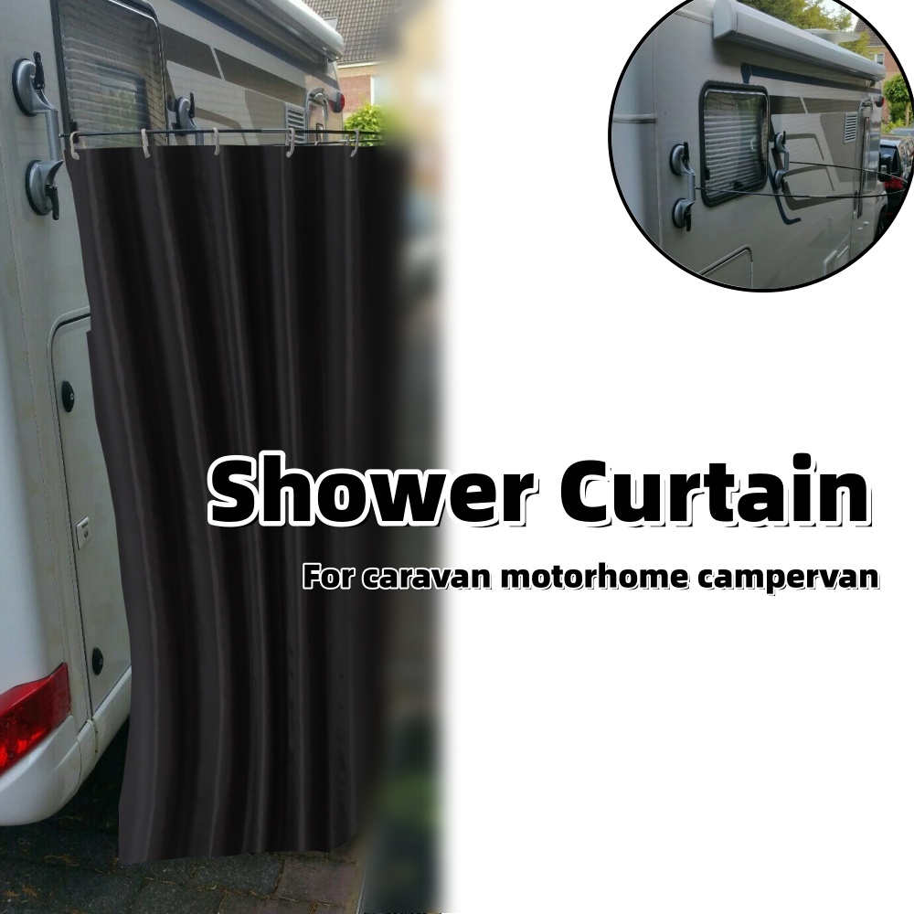 Outdoor Camping Shower Curtain - огляд і ціна Curtain Rods