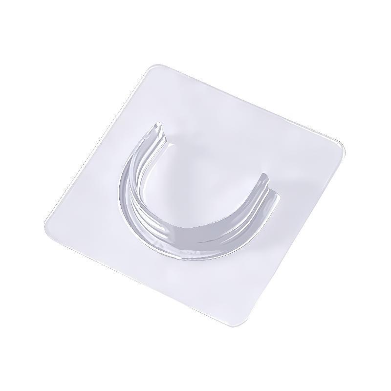 4 PCS Transparent Adhesive Cur - огляд і ціна Curtain Rods